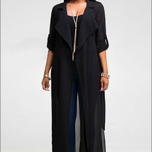 Sheer Trench Coat